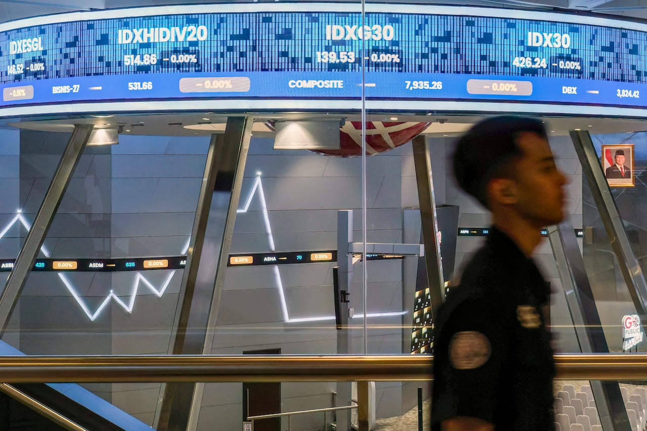 Mercados en el mundo en medio de la expectativa por conflicto en Medio Oriente. (Photo by BAY ISMOYO / AFP)