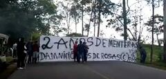 Protesta en Rosas Cauca