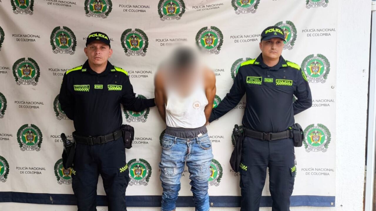 El hombre fue capturado en el barrio Fátima, del municipio de Dagua.