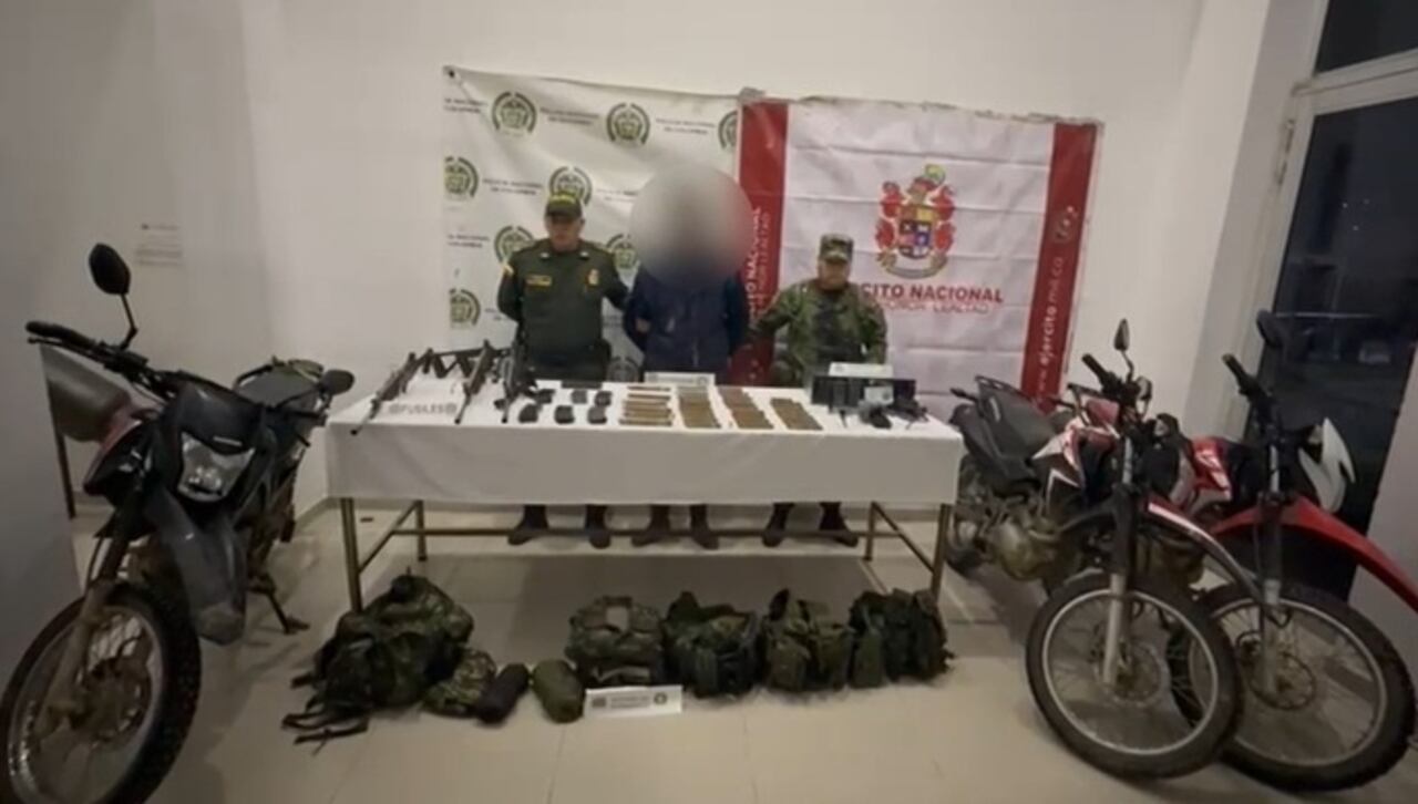 Estas armas eran de las Autodefensas Unidas de Nariño, AUN, indicaron los policías que propinaron este golpe judicial a esta estructura armada ilegal.
