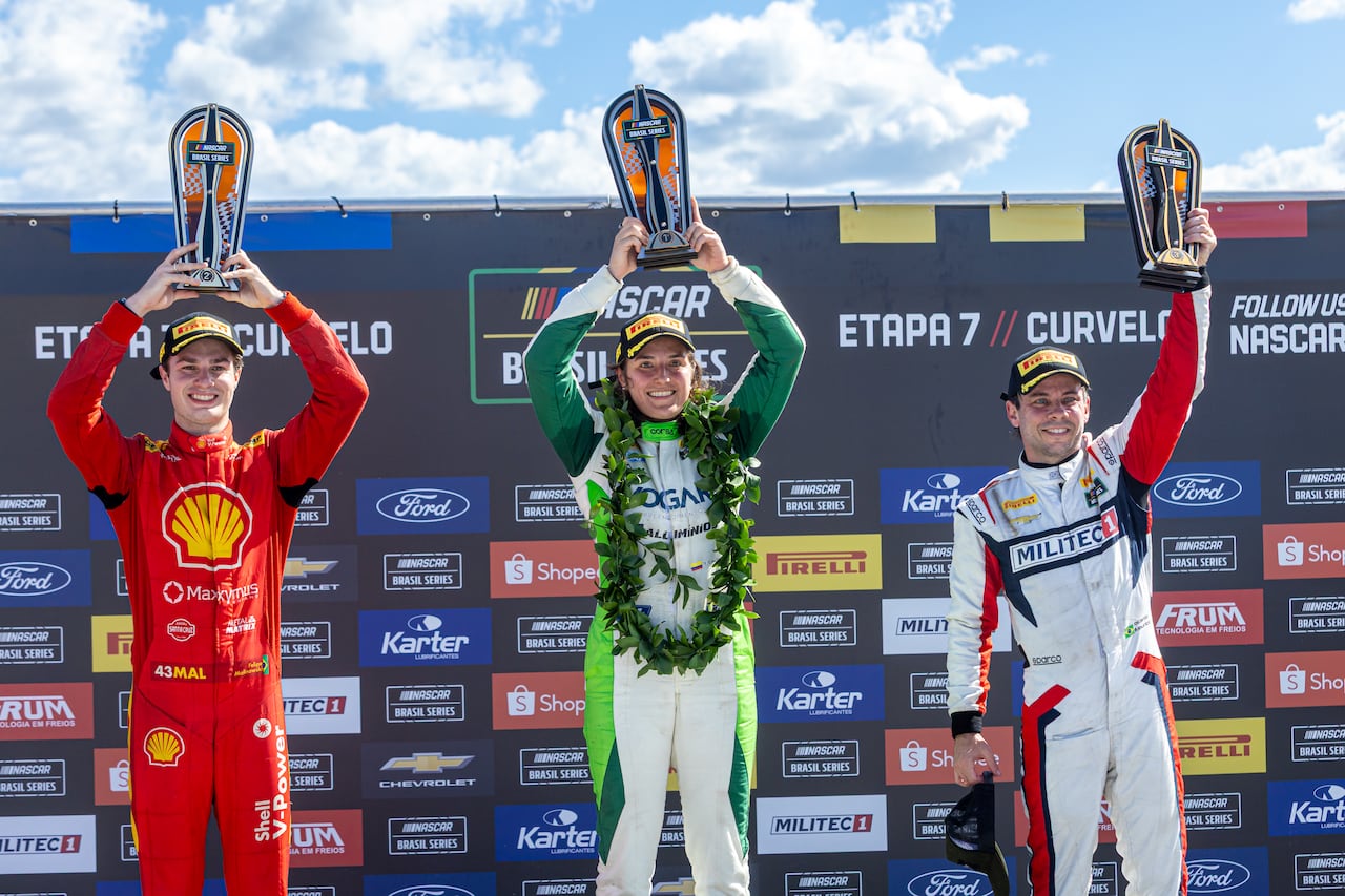 Tatiana Calderón logró su primera victoria en la Nascar Brasil Series 2026, siendo la primera mujer en conseguirlo en toda la competición.