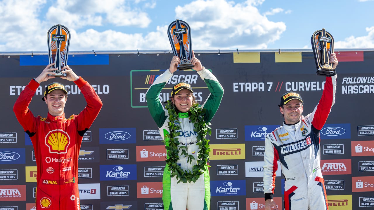 Tatiana Calderón logró su primera victoria en la Nascar Brasil Series 2026, siendo la primera mujer en conseguirlo en toda la competición.