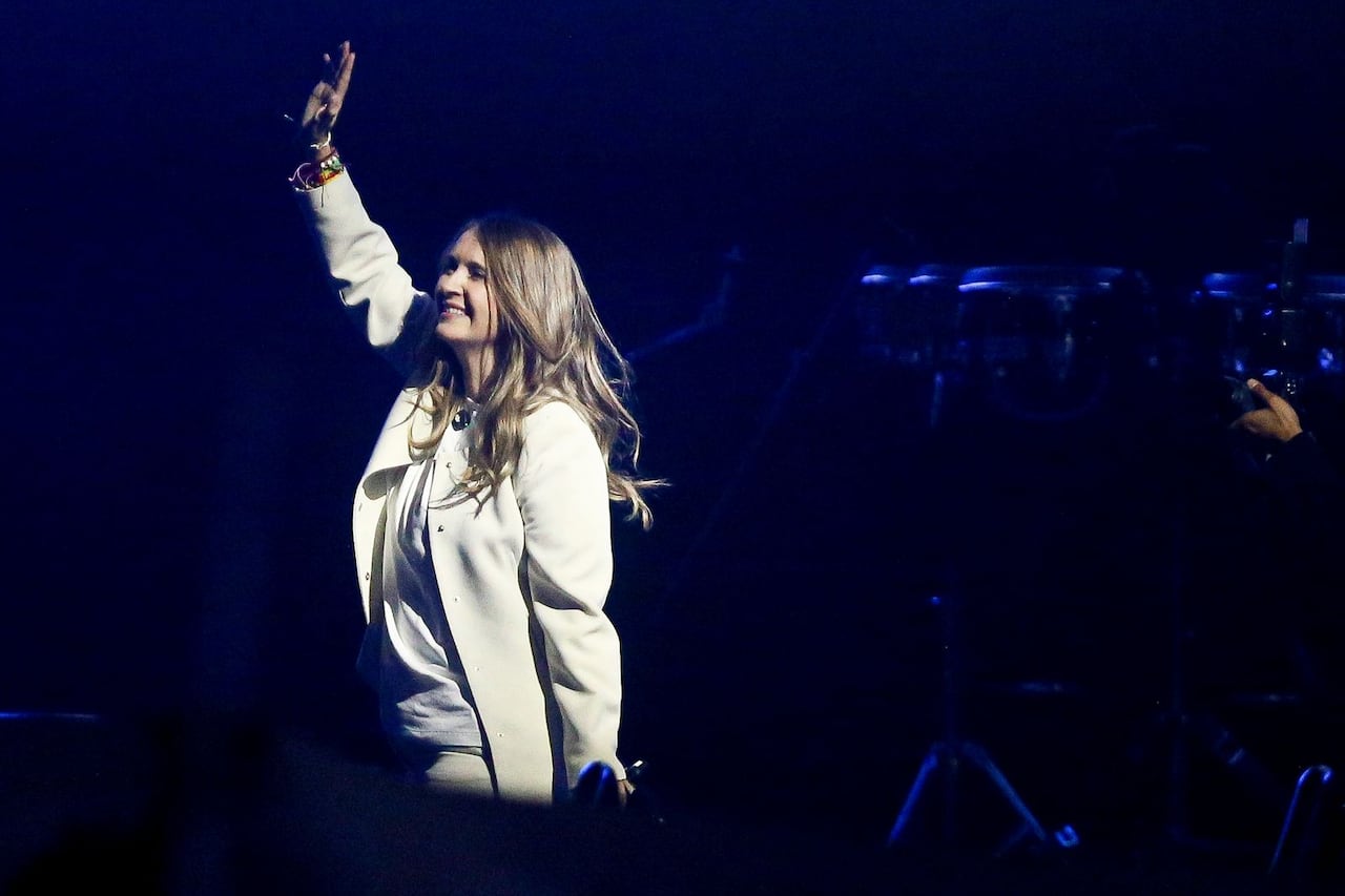 Cierre de campaña de la candidata presidencial Paloma Valencia en el Movistar Arena de Bogotá.
