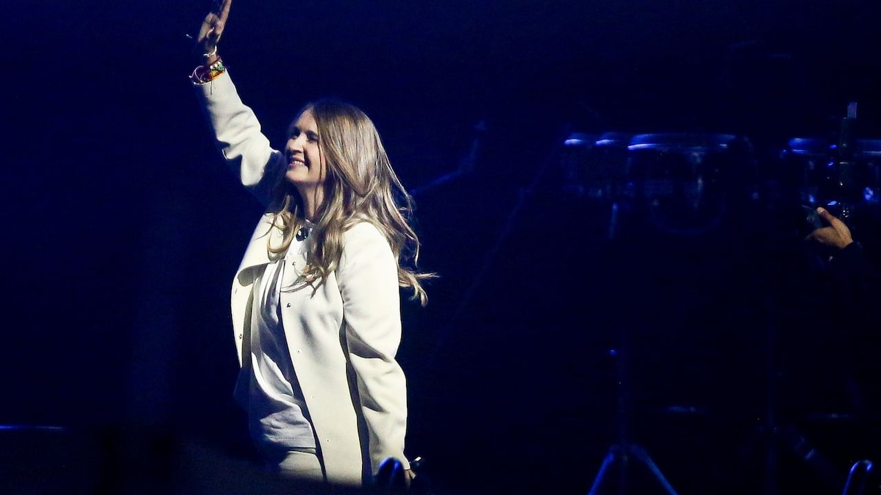 Cierre de campaña de la candidata presidencial Paloma Valencia en el Movistar Arena de Bogotá.