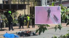 El policía que se enfrentó solo a dos criminales tras el homicidio de un joven en Bogotá