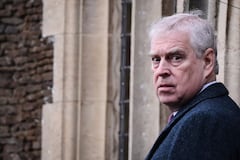 (FILES) Britain's Prince Andrew, Duke of York reacts as he arrives for the Royal Family's traditional Christmas Day service at St Mary Magdalene Church in Sandringham, Norfolk, eastern England, on December 25, 2022. UK police said February 19, 2026, officers were searching two addresses, one in eastern England and one west of London, following the arrest of ex-Prince Andrew on suspicion of misconduct in a public office. New revelations last week appeared to show Andrew sent convicted sex offender Jeffrey Epstein potentially confidential documents during his time as a UK trade envoy. (Photo by Daniel LEAL / AFP)