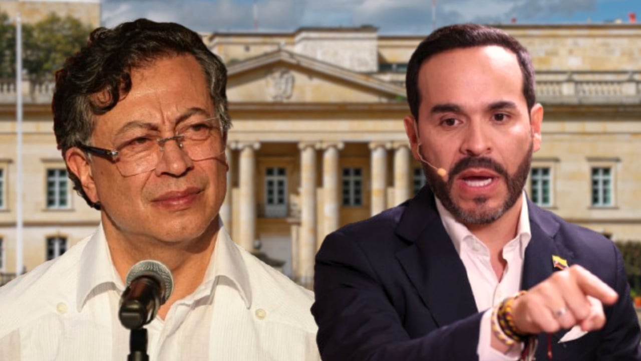 De izquierda a derecha: Abelardo De La Espriella y Gustavo Petro. El presidente electo ordenó suspender el empalme con el Gobierno saliente.