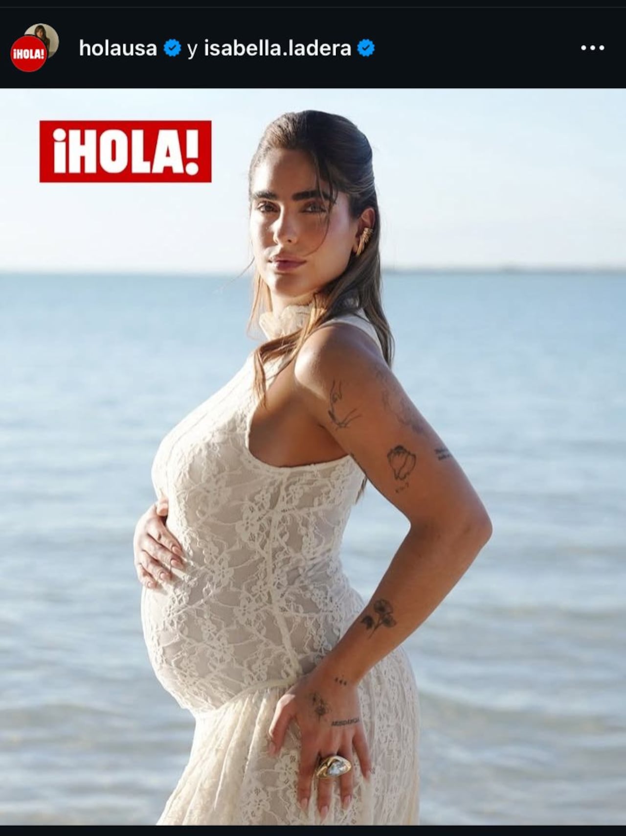 Isabella Ladera confirma embarazo