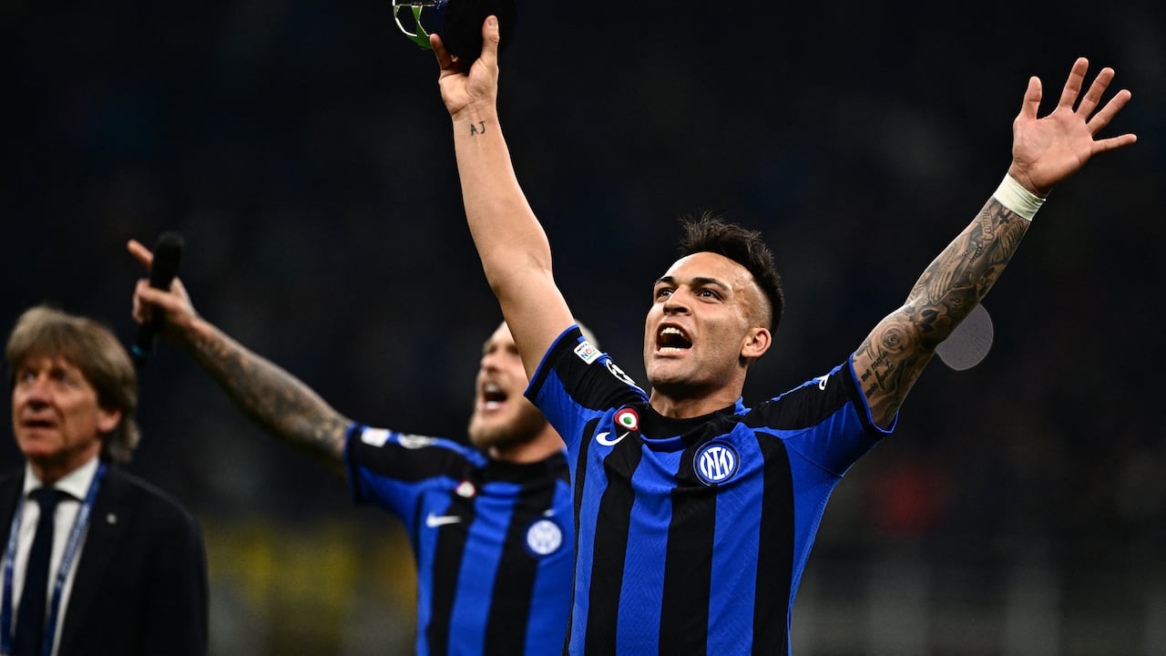 Lautaro Martínez fue la figura en la victoria del Inter sobre el Milan, por la semifinal de la Champions League.