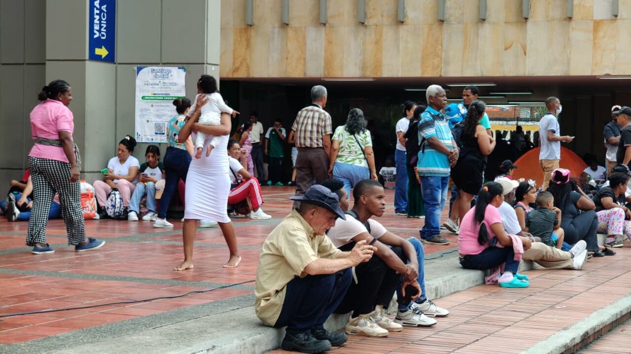 Varios integrantes de la Minga Cali estaban acompañados de menores de edad.