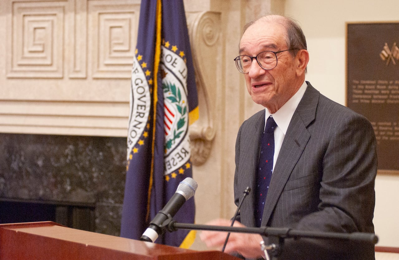 Alan Greenspan fue presidente de la Reserva Federal de Estados Unidos durante más de 18 años.