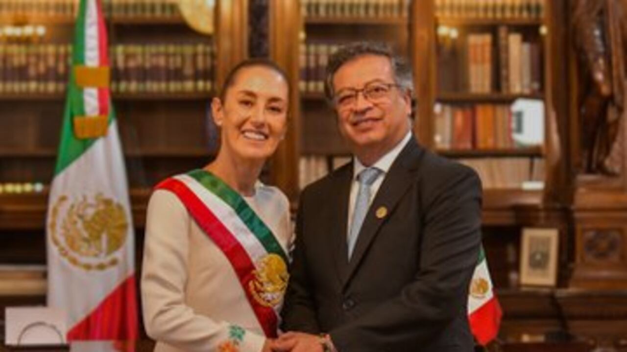 Gustavo Petro y Claudia Sheinbaum
