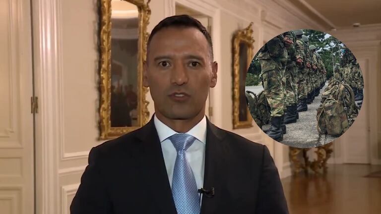 Ministro de Defensa, Pedro Sánchez, ante el secuestro de los militares en Guaviare.