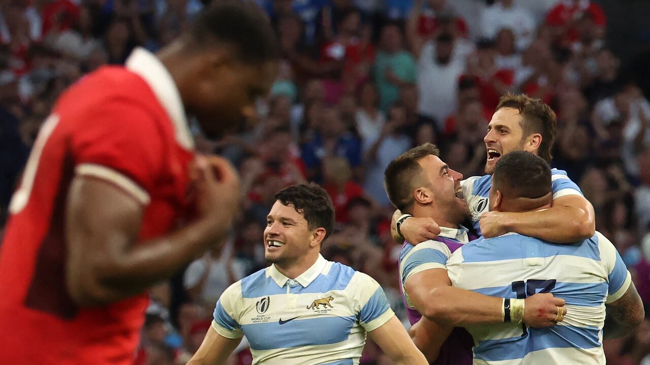 Los Pumas vencieron a Gales en los cuartos de final del Mundial de Rugby Francia 2023.