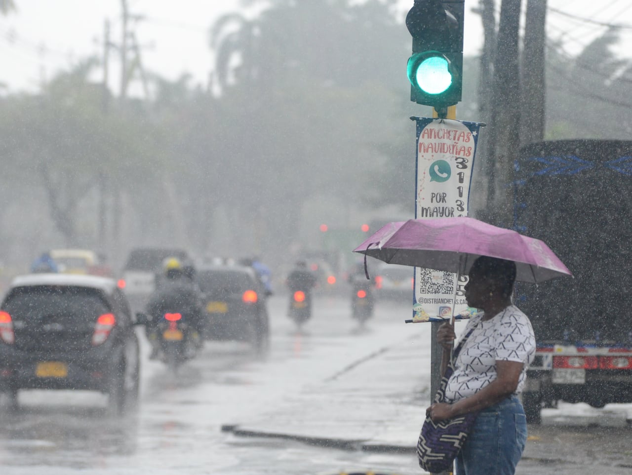 Cali: Con las primeras lluvias del mes de abril se espera la terminación paulatina del fenómeno del niño y con estas alejar los riegos de racionamientos eléctricos en el país. foto José L Guzmán.