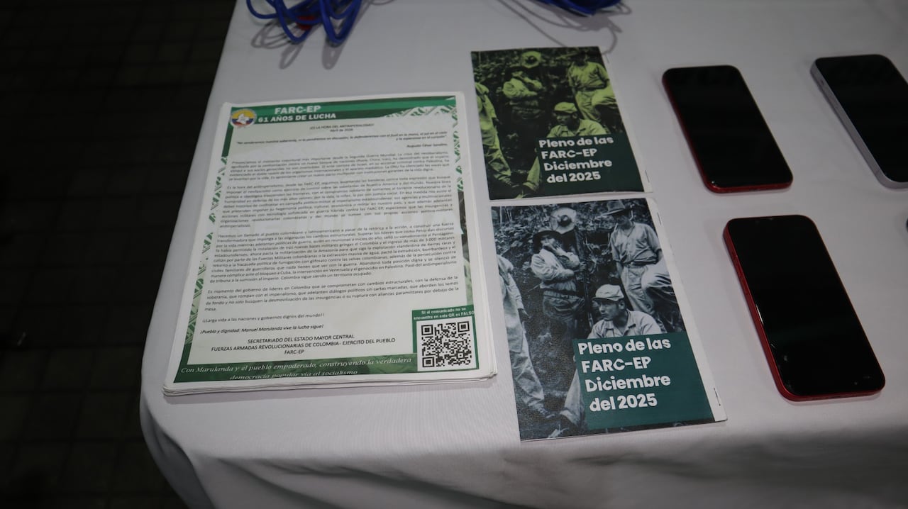 Se encontró propaganda del grupo ilegal.