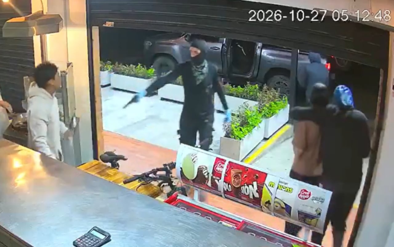 Panadería en el municipio de Guacarí donde hombres armados raptaron a la joven empleada en la madrugada de este martes.