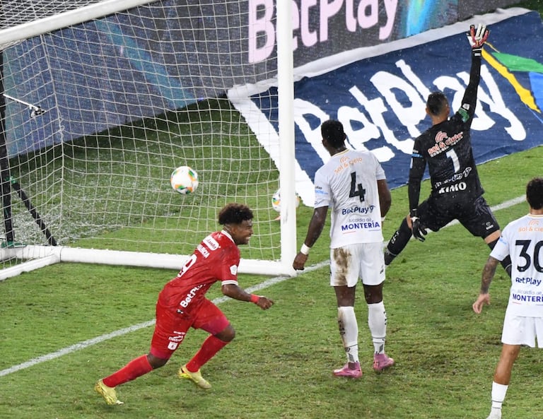 Imagen del partido entre América de Cali y Jaguares de Córdoba por la fecha 8 del primer semestre de la Liga Colombiana 2026.