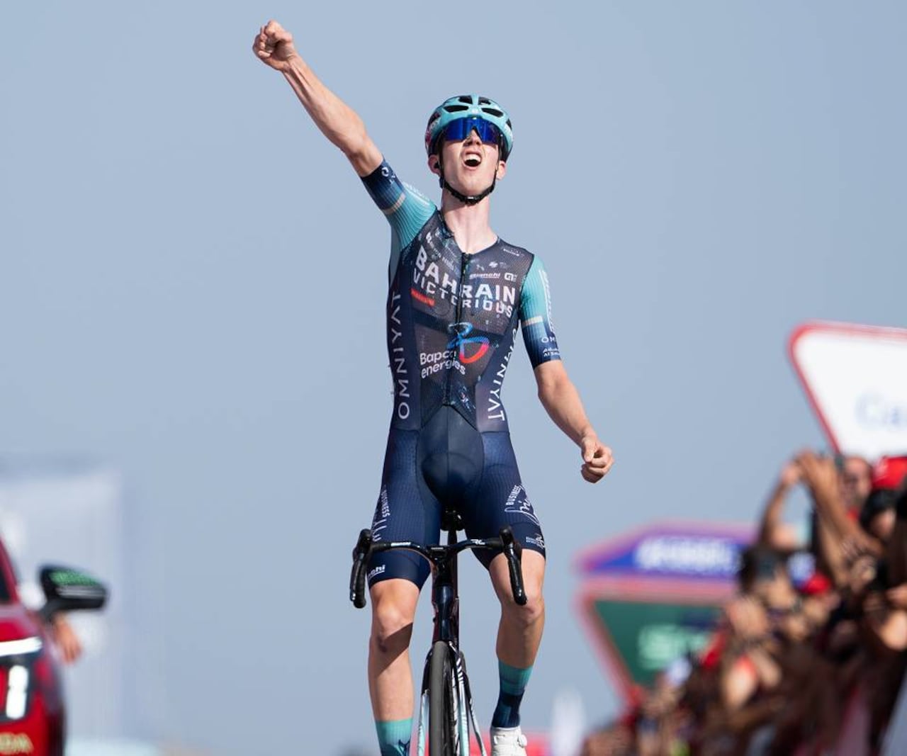 Jakob Omrzel (Bahrain Victorious) ganador de la etapa 12 de la Vuelta a España 2026.