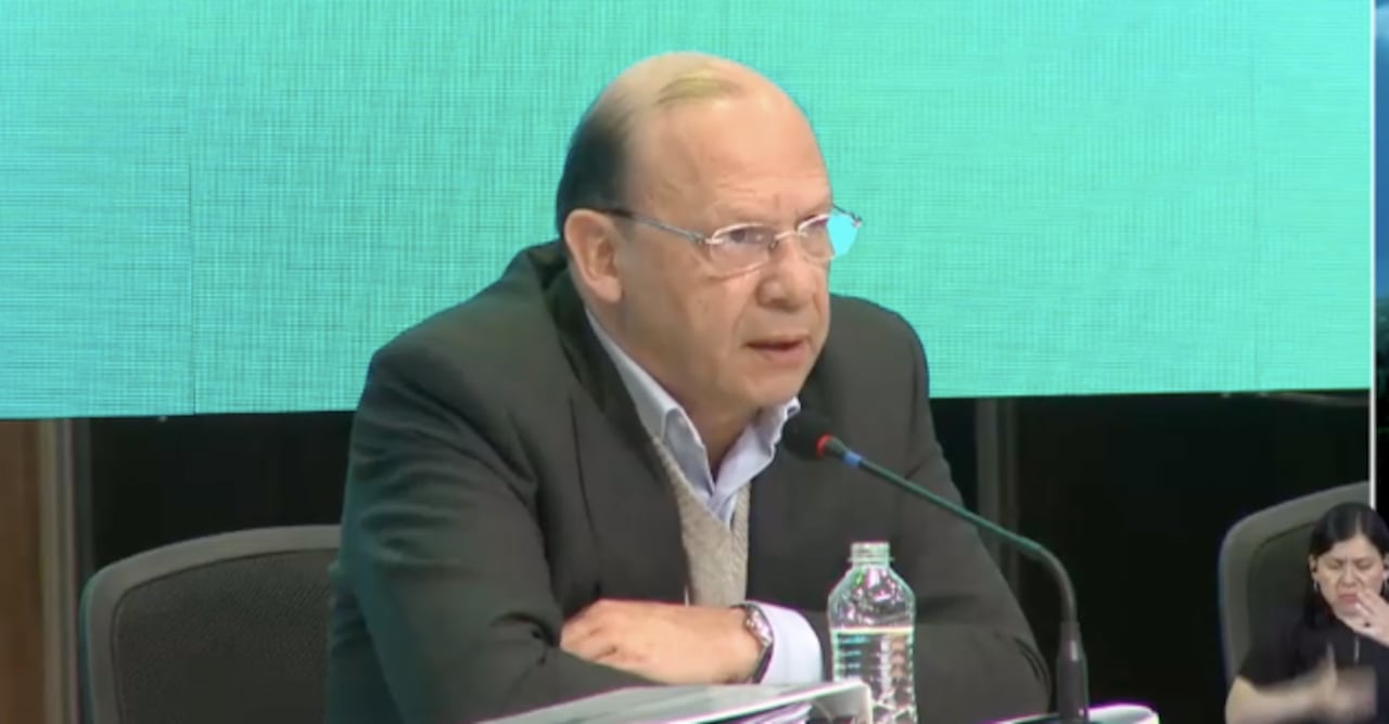 Germán Ávila, ministro de Hacienda, durante la asamblea ordinaria de Ecopetrol