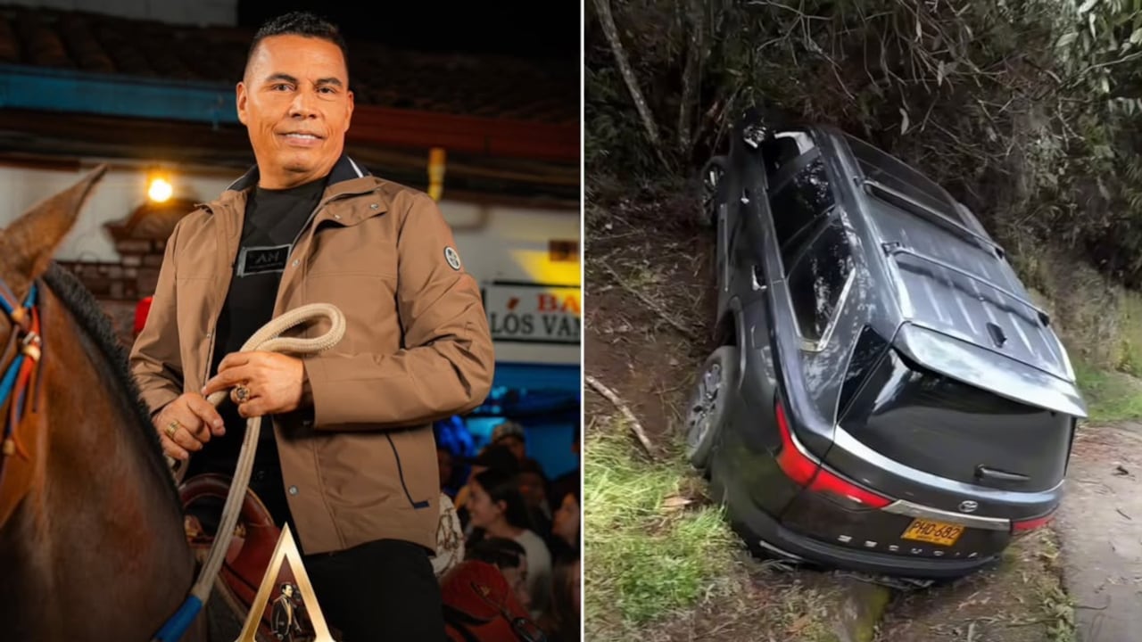 'El Andariego', sufrió un accidente de tránsito.
