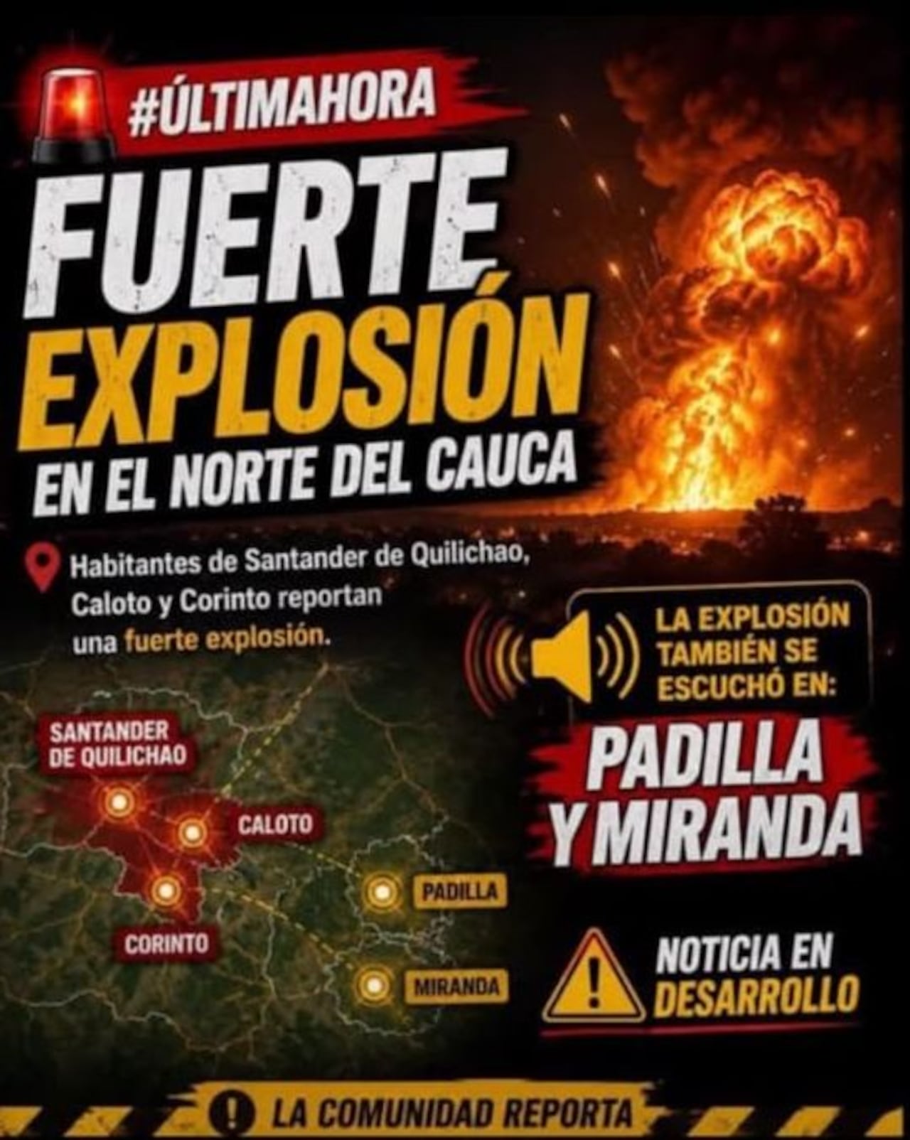 La intensificación de los combates entre el Ejército y las disidencias mantiene a las comunidades del Cauca en medio de una compleja situación de orden público, marcada por ataques, hostigamientos y operaciones militares. Así fue como las comunidades reportaron esta situación.