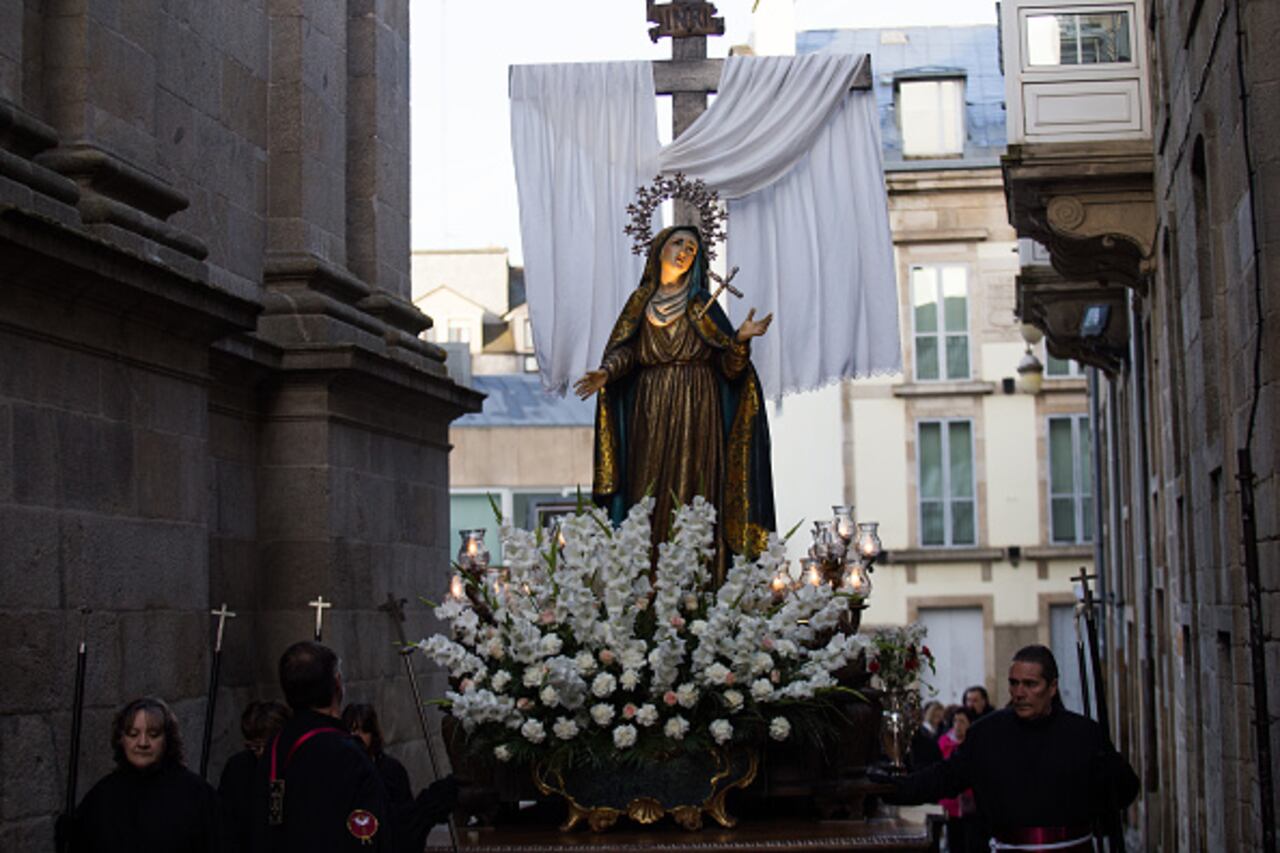 La Virgen de la Merced es venerada en todo el mundo. (Photo by Cristian Leyva/NurPhoto via Getty Images)
