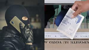 Alerta por amenazas a candidatos en Antioquia. Imagen de referencia de amenaza y votaciones.