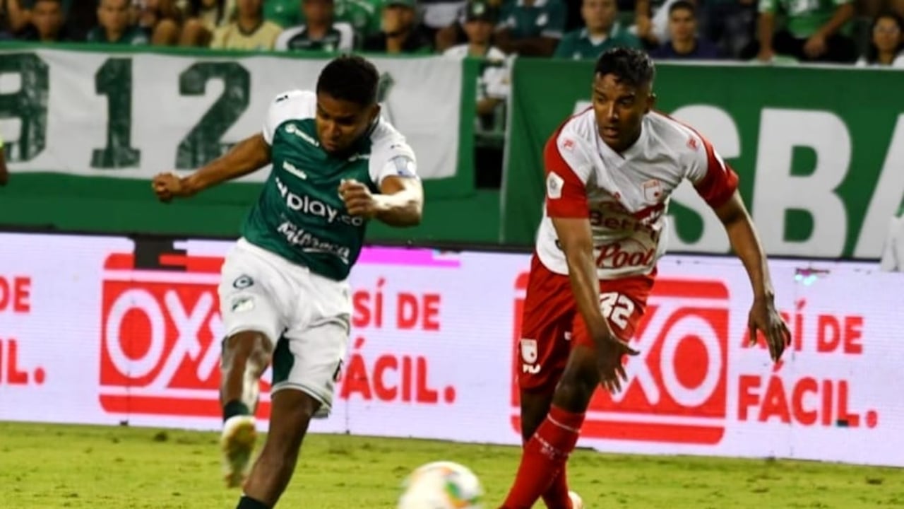 Imagen del partido entre Deportivo Cali y Independiente Santa Fe por la fecha 12 del primer semestre de la Liga Colombiana 2026.