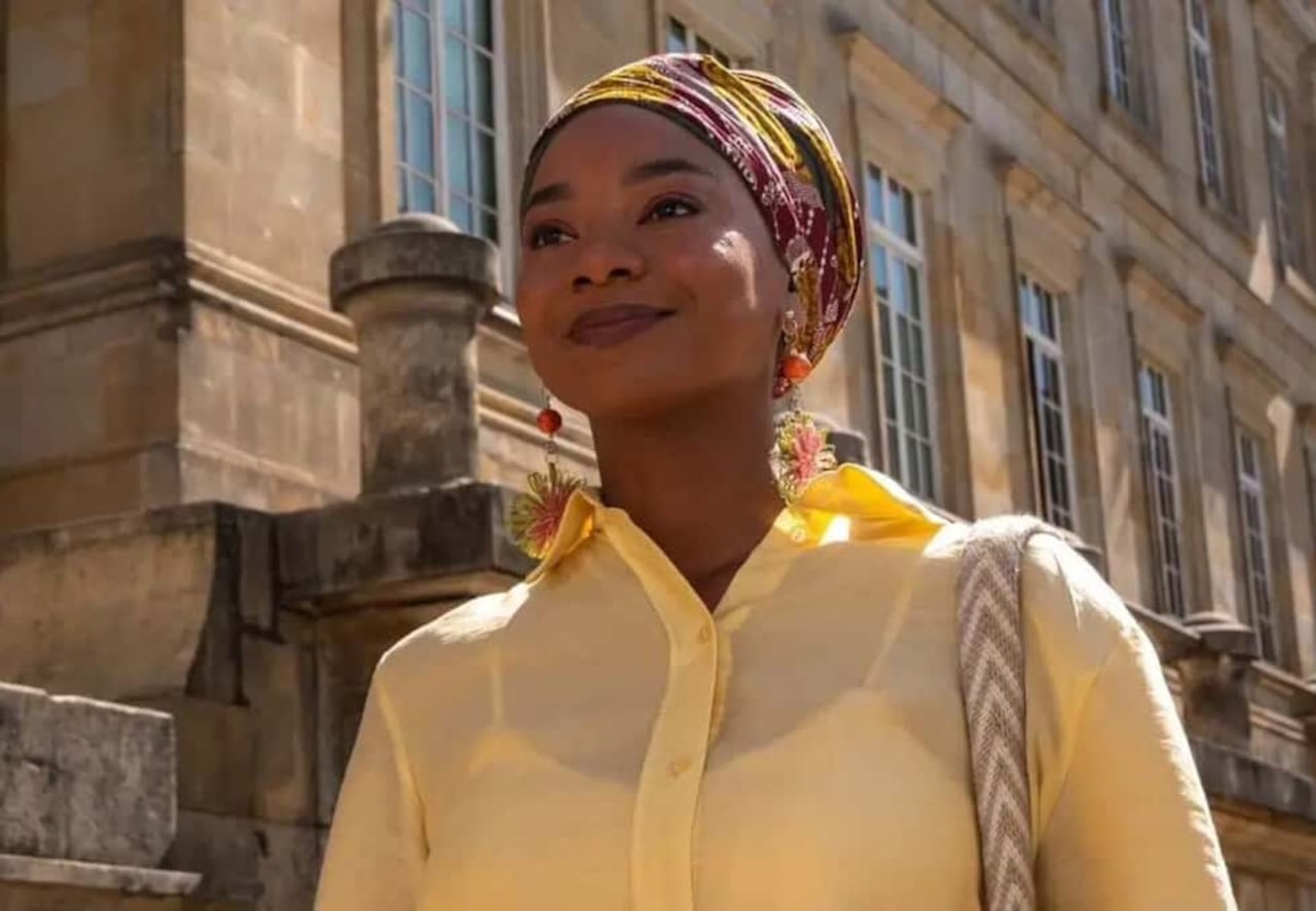 Karent Hinestroza interpreta a Pérxides María Roa Borja en María, la Caprichosa.