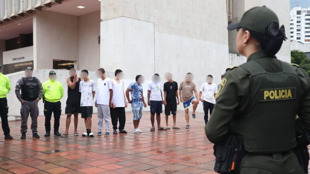 Capturados delincuentes en Cali