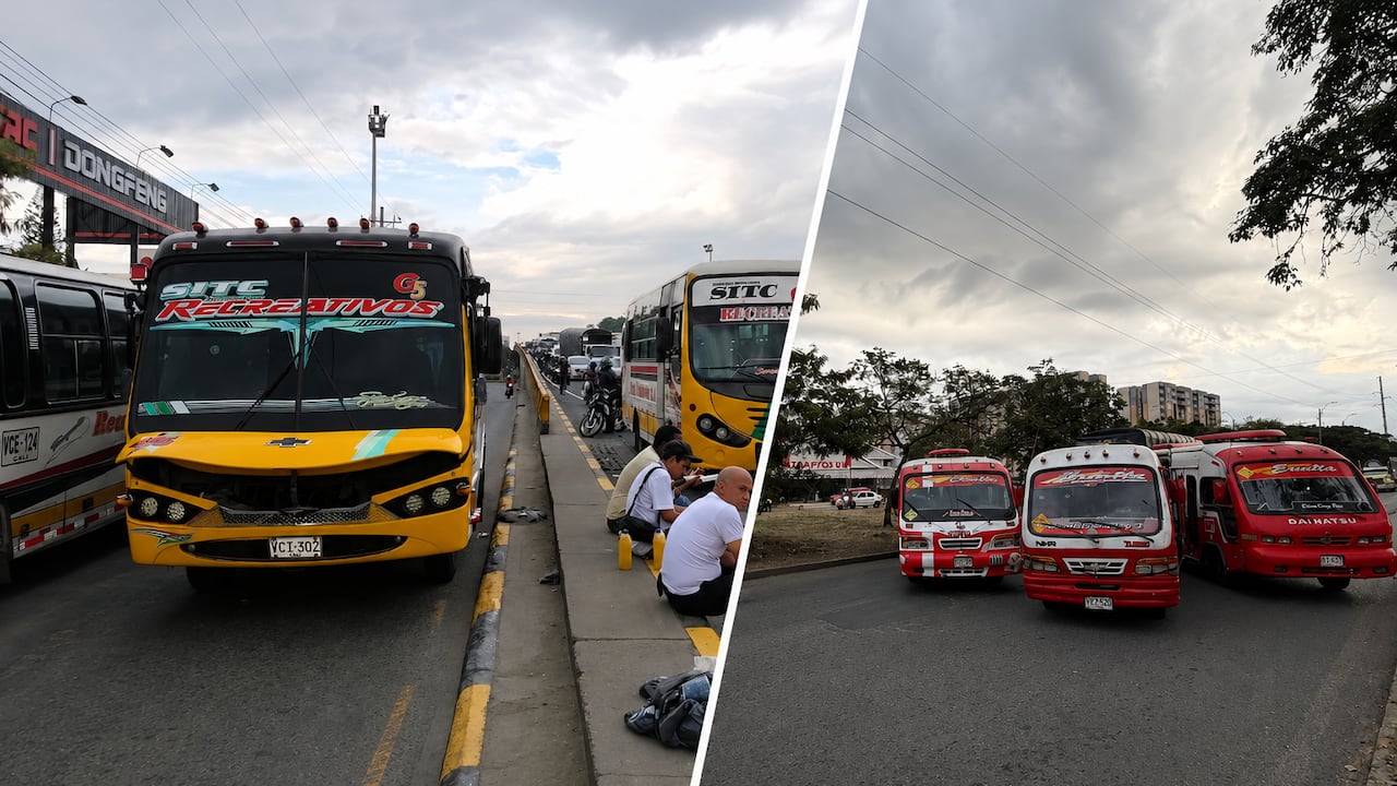 Este es el panorama en algunas entradas y salidad de Cali en la mañana de este jueves 21 de mayo de 2025.