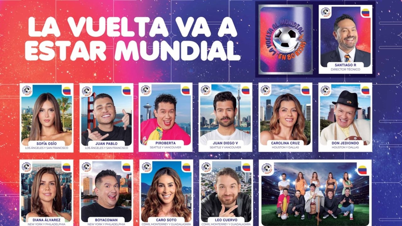 La vuelta al Mundo en 80 Risas, va a estar en el Mundial.