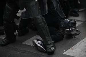 Esmad despejando las entradas a la Corte
Protestas