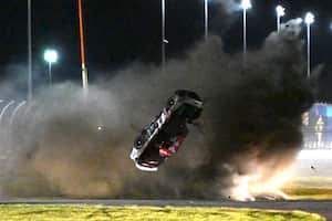 Ryan Preece, corredor de Nascar que sufrió un grave accidente en este fin de semana, del 26 y 27 de agosto, en plena competencia