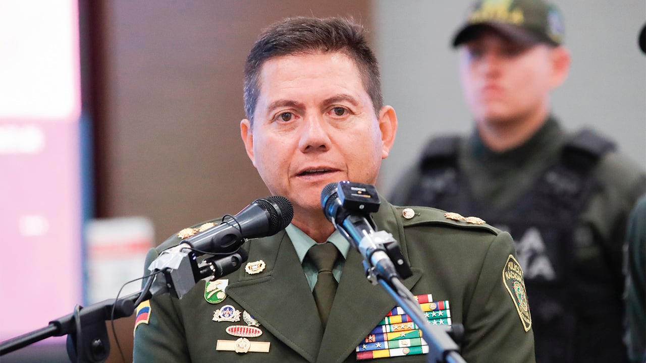General William Rincón, director general de la Policía.