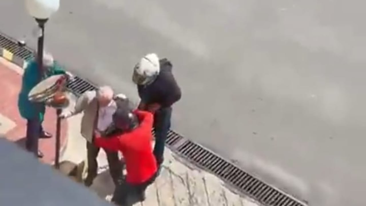 Fleteo contra dos adultos mayores en Bogotá.