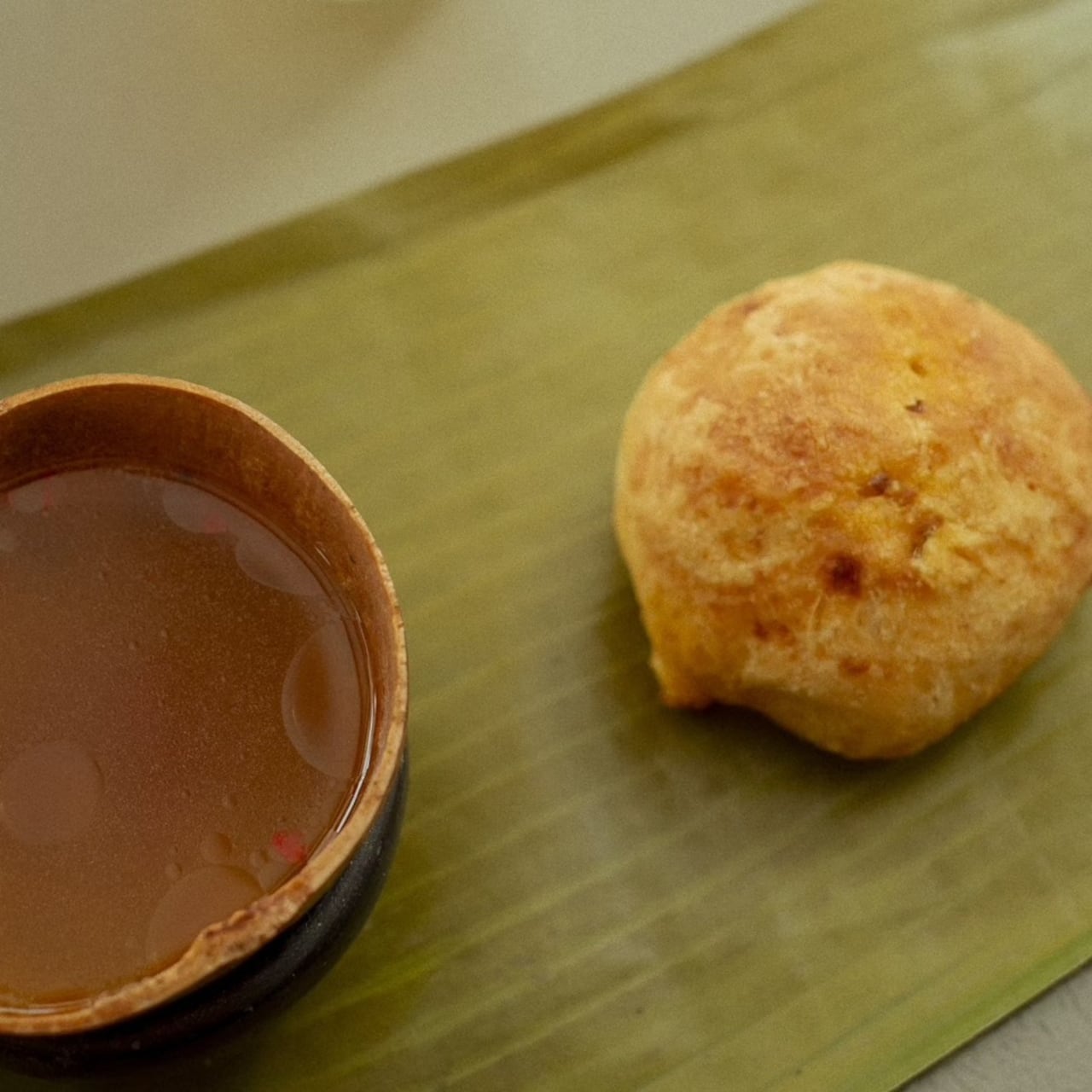 El pandebono de gallina que se volvió viral en Cali.