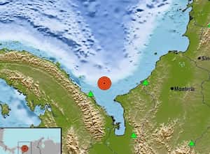 El SGC estima que este punto fue el epicentro del sismo de este 24 de mayo.
