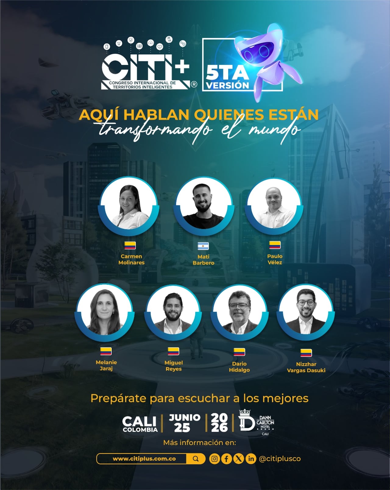 CITI+2026 contará con la participación de expertos nacionales e internacionales.