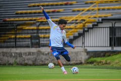 Entrenamiento de la Selección Colombia en Bogotá para su partido preparatorio ante Costa Rica