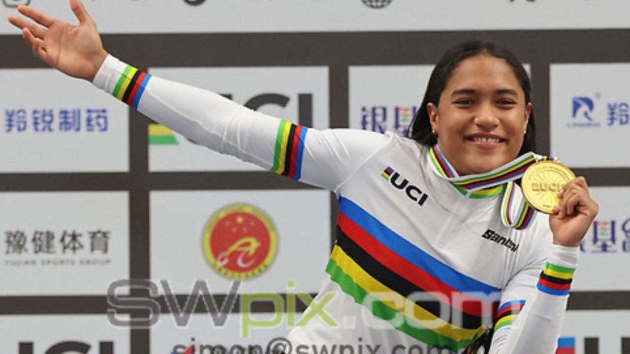 Stefany Cuadrado y su logro.