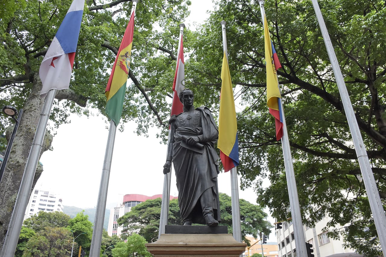Estado Actual de los Monumentos en Santiago de Cali, Monumento al Libertador Simón Bolívar