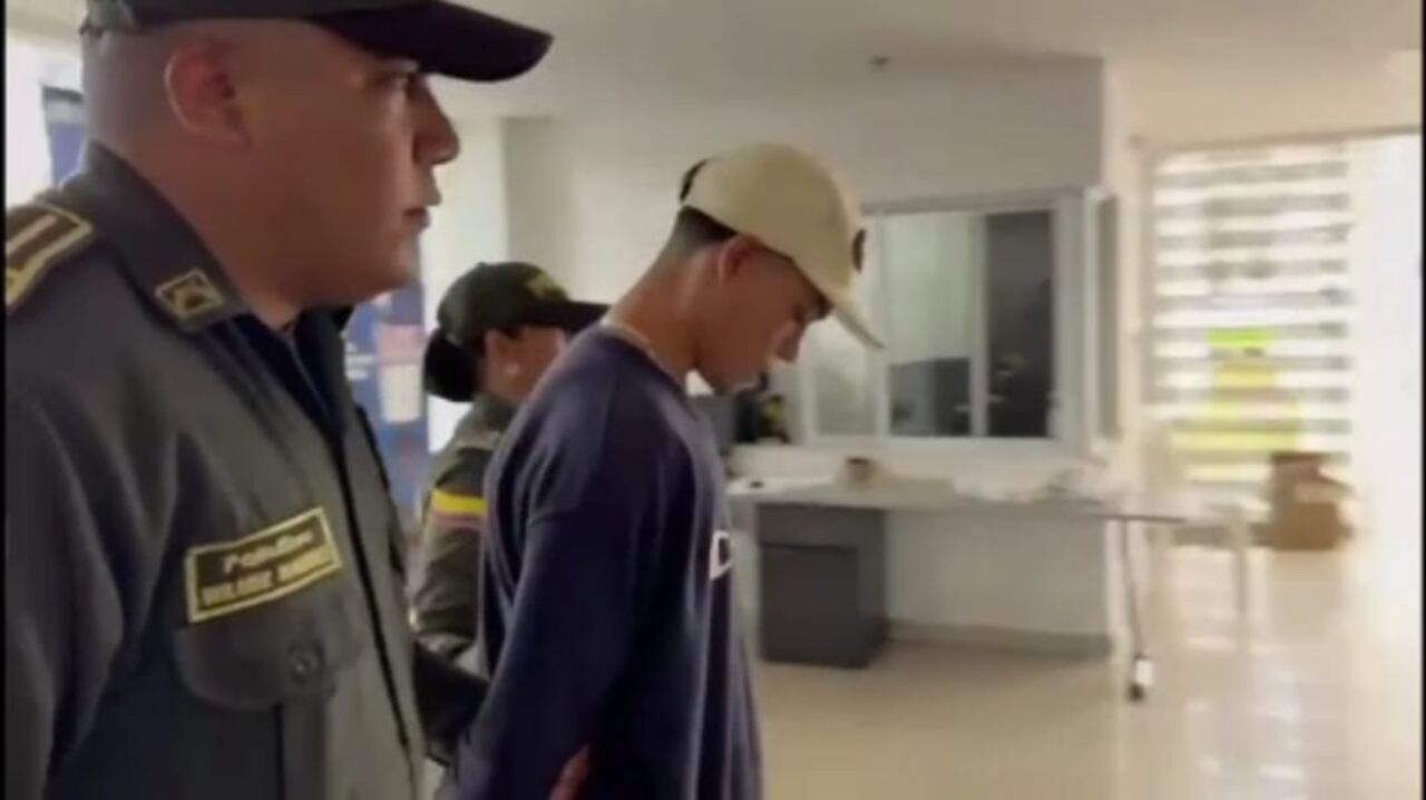 La identidad del capturado no fue entregada por las autoridades. Foto: Alcaldía de Palmira / El País.