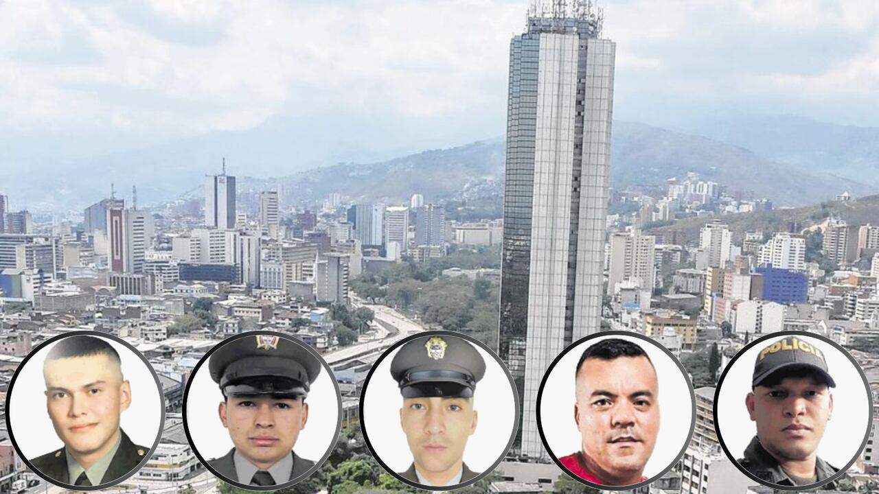 Estos son los cinco policías que lamentablemente fueron asesinados durante 2024 en el área metropolitana de Cali.