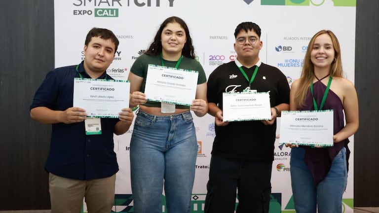 Estudiantes de la Universidad San Buenaventura de Cali.