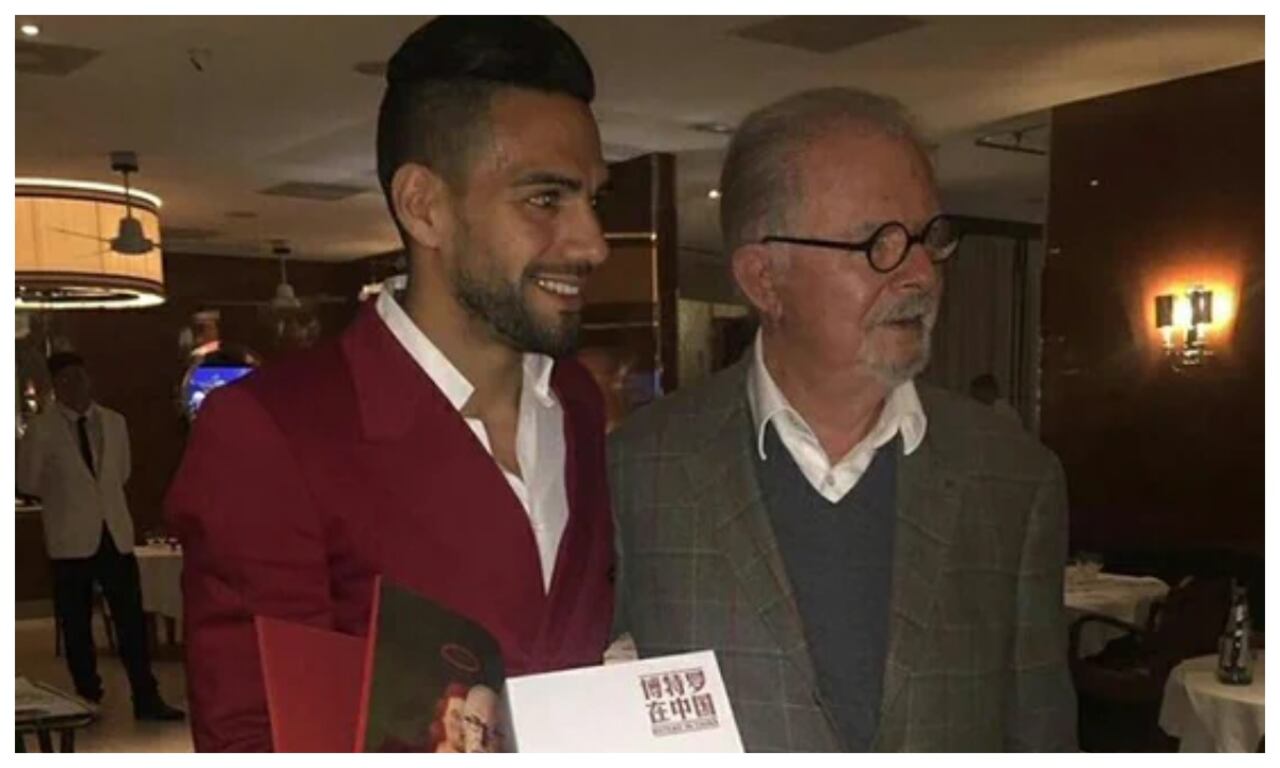 Fernando Botero y Radamel Falcao García