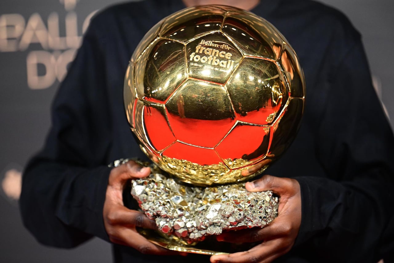 Imagen del Balón de Oro que entrega cada año la revista France Football.