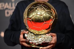 Imagen del Balón de Oro que entrega cada año la revista France Football.