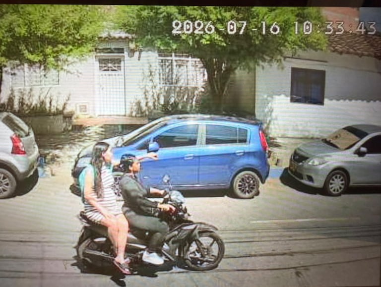 Cámaras de seguridad registraron los últimos movimientos conocidos de María Camila Potosí.